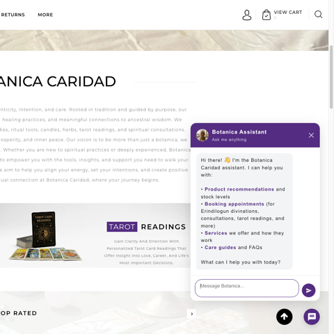 Botanica ChatBot
